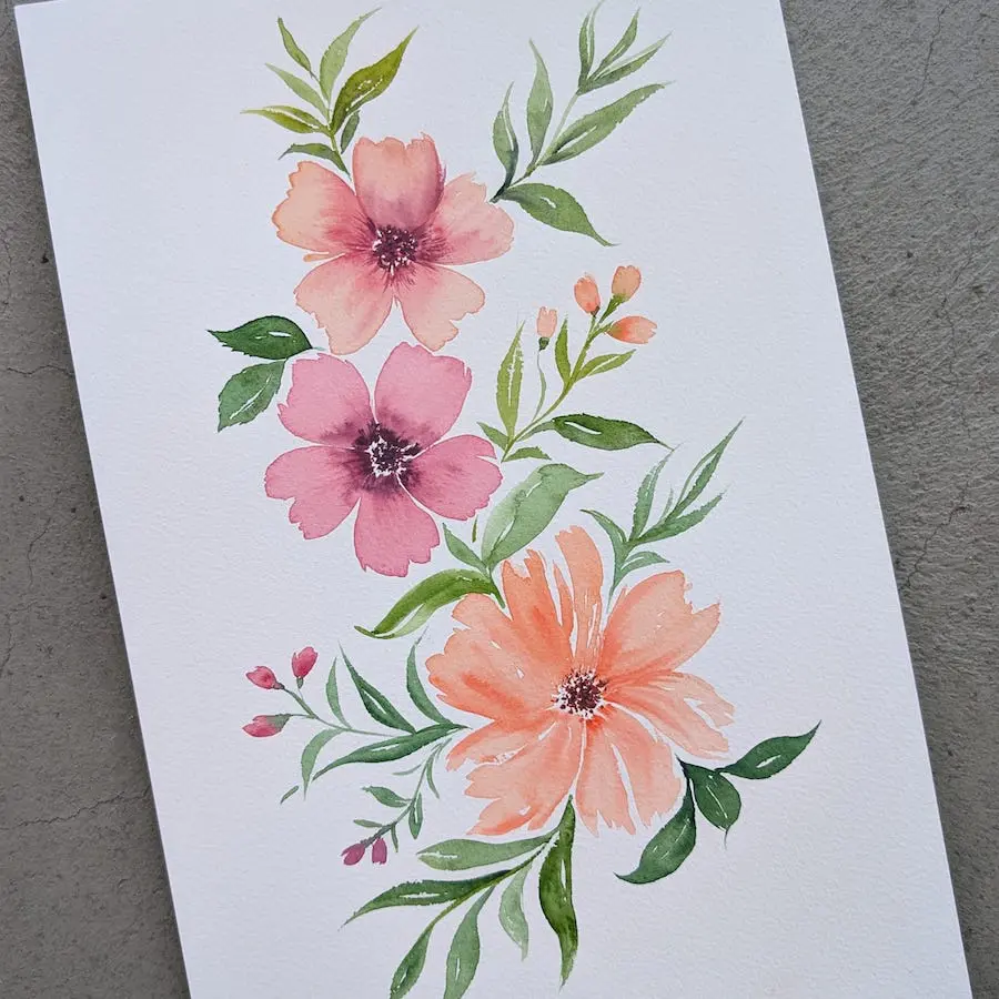 New Guided Painting: Loose & Lovely Florals (Watercolor)