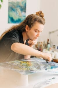 Künstlerin Janka Stemmle