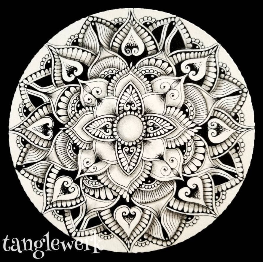 Zentangle_Zendala_Miranda_Gerber_Tanglewerk