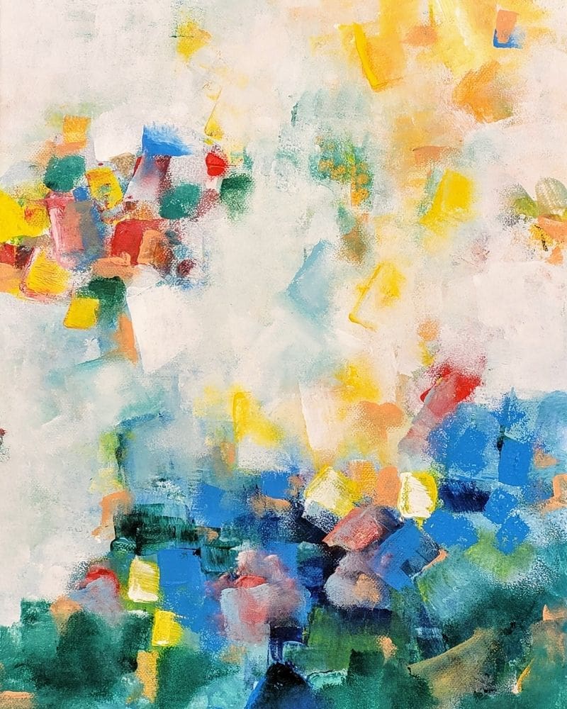 Abstract Painting: The Torrents of Spring