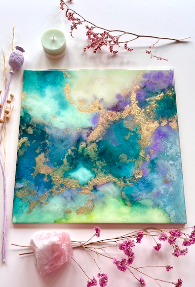 Acrylics-Alcohol-Ink-Resin-Abstract-Landscapes-2