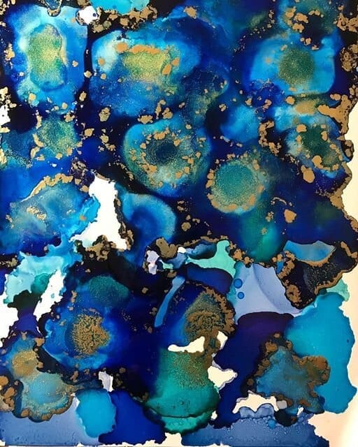 Alcohol Ink Workshop: Crash of Colors