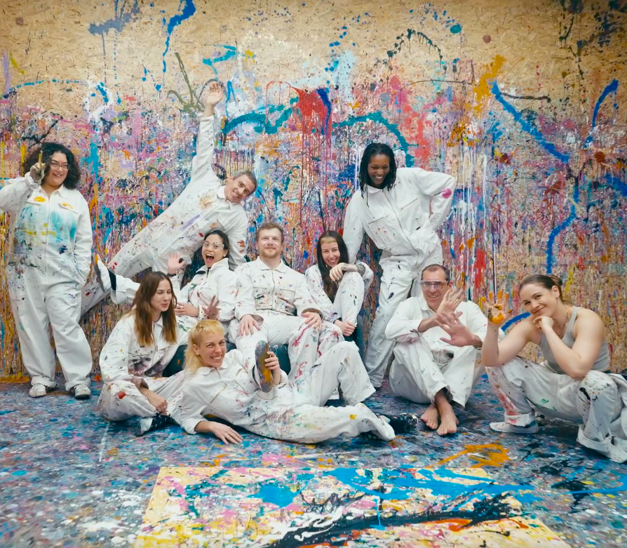 Action Painting!